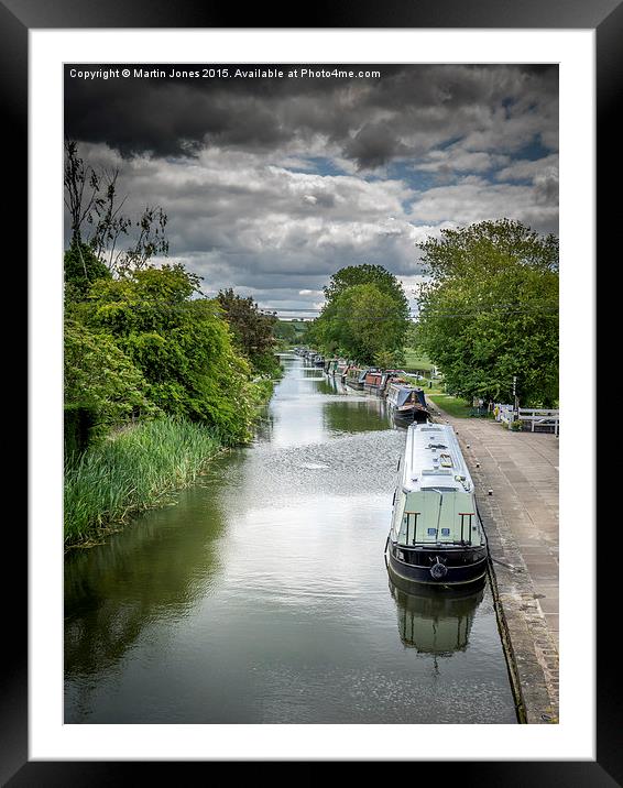  Narrow Boats at Clayworth Framed Mounted Print by K7 Photography