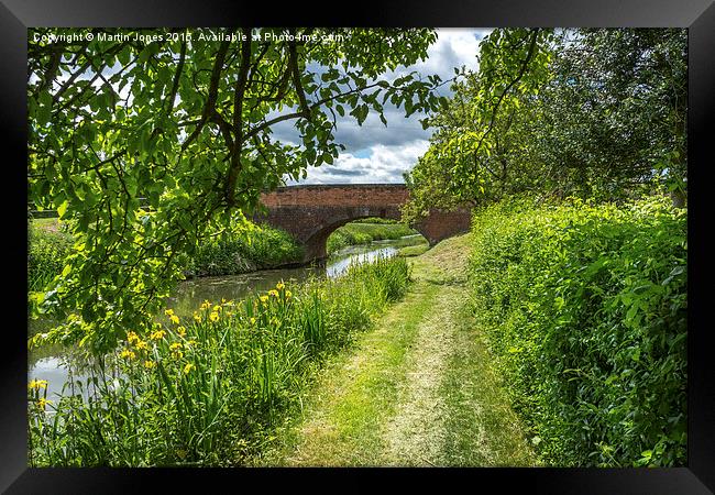  Middle Bridge at Gringley on the Hill Framed Print by K7 Photography