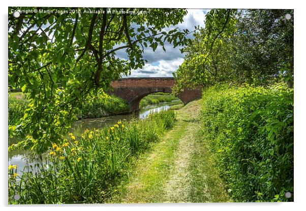  Middle Bridge at Gringley on the Hill Acrylic by K7 Photography