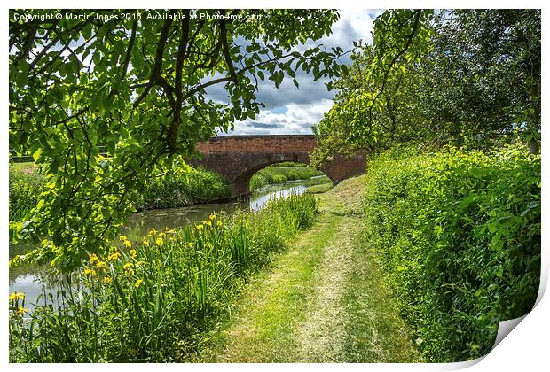  Middle Bridge at Gringley on the Hill Print by K7 Photography