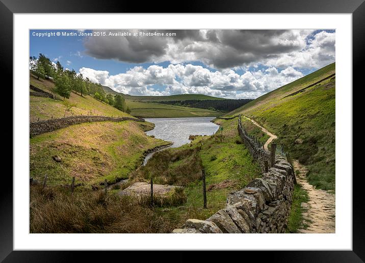  Kinder Reservoir from Williams Clough Framed Mounted Print by K7 Photography