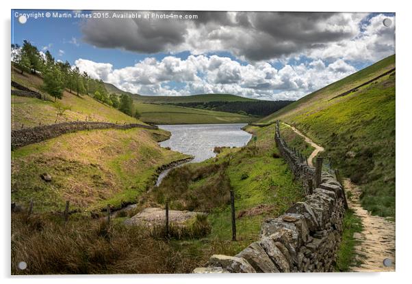  Kinder Reservoir from Williams Clough Acrylic by K7 Photography