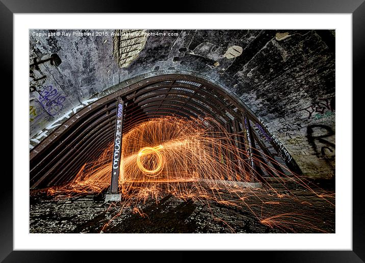  Sparks Underground Framed Mounted Print by Ray Pritchard