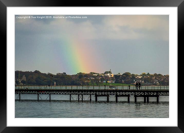  Rainbow's End Framed Mounted Print by Sue Knight