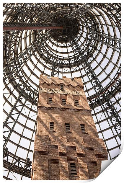  The Shot Tower Melbourne Central Print by Pauline Tims