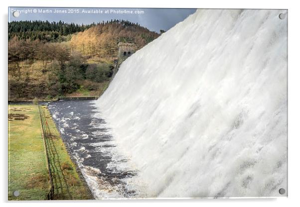  Derwent Dam in Full Speight Acrylic by K7 Photography