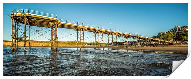 Saltburn Pier Print by Dave Hudspeth Landscape Photography