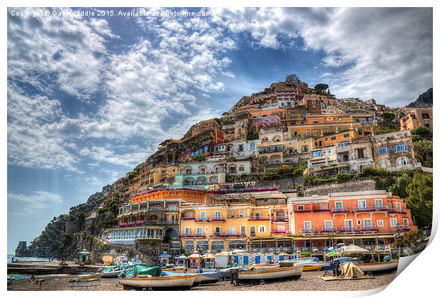  Positano 2 Print by Gavin Liddle