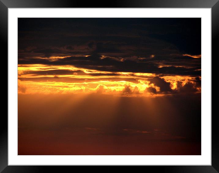 lava clouds Framed Mounted Print by anurag gupta