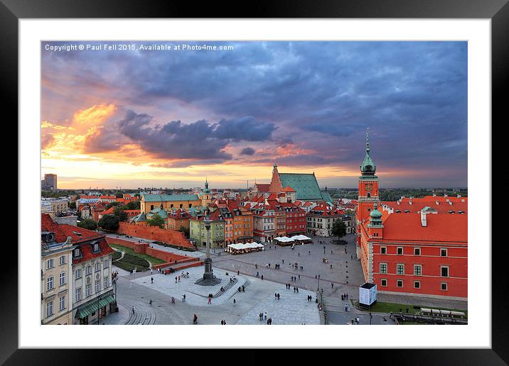 Warsaw Framed Mounted Print by Paul Fell