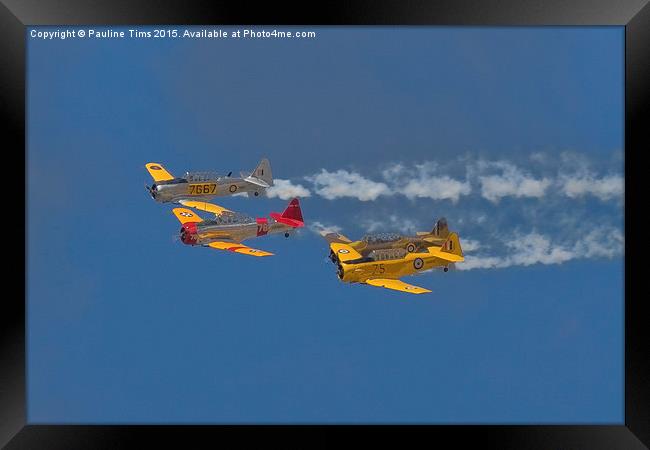Harvards  Into the Blue Framed Print by Pauline Tims