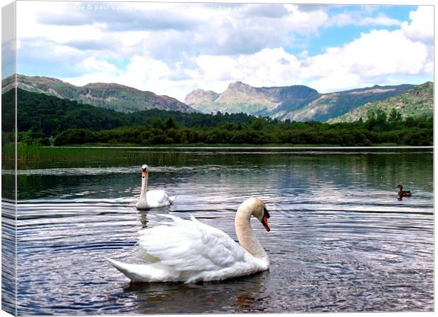  Elterwater, Lake District Canvas Print by yvonne & paul carroll
