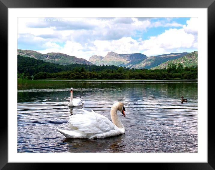  Elterwater, Lake District Framed Mounted Print by yvonne & paul carroll