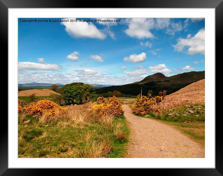  West Highland Way Framed Mounted Print by yvonne & paul carroll