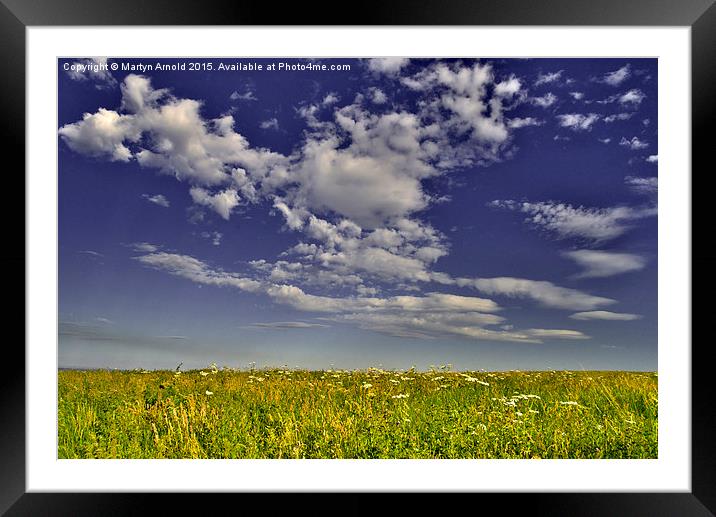  Clouds Framed Mounted Print by Martyn Arnold
