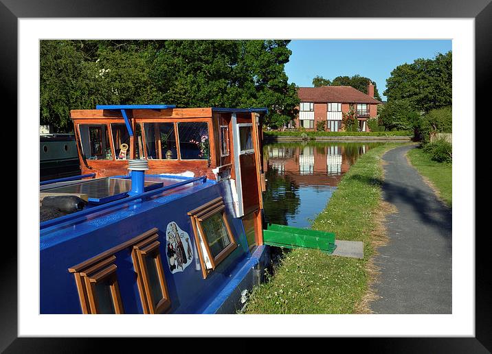  Lancaster Canal  Framed Mounted Print by Gary Kenyon