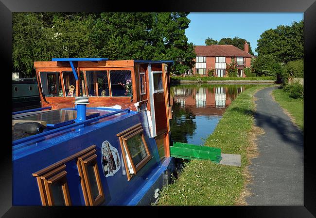  Lancaster Canal  Framed Print by Gary Kenyon