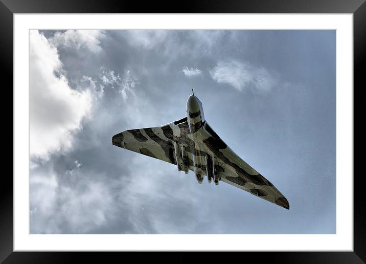  Vulcan overhead Framed Mounted Print by sean clifford