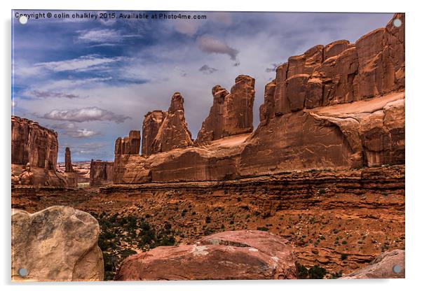 Arches National Park Acrylic by colin chalkley