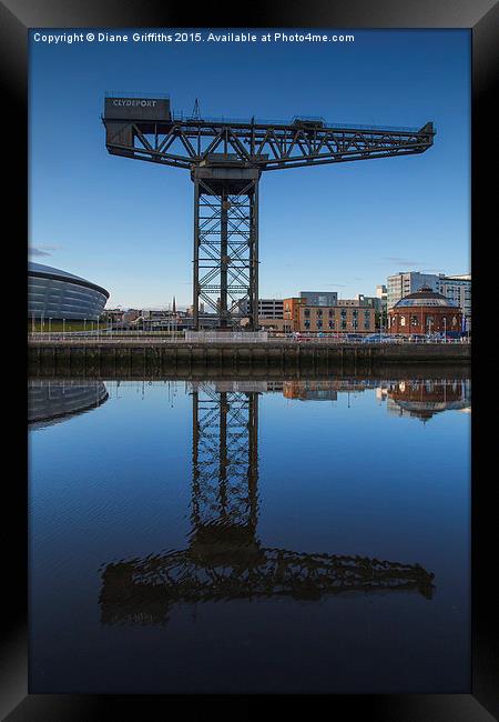  The Finnieston Crane Framed Print by Diane Griffiths