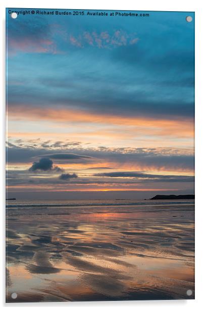 Sunset at Balnakeil Bay Acrylic by Richard Burdon