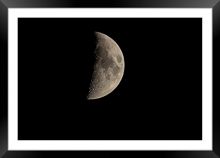  Dark Side of the Moon Framed Mounted Print by Dean Messenger