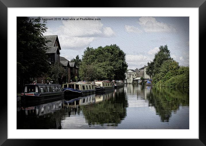  boats at leigh Framed Mounted Print by keith hannant