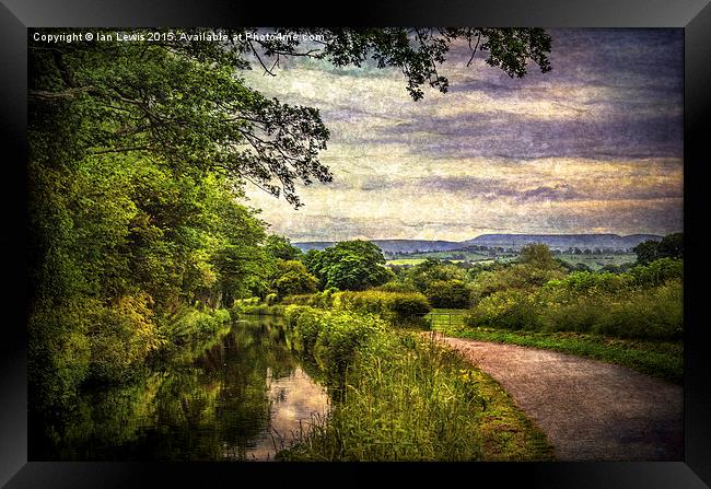  The  Monmouthshire and Brecon Canal Framed Print by Ian Lewis