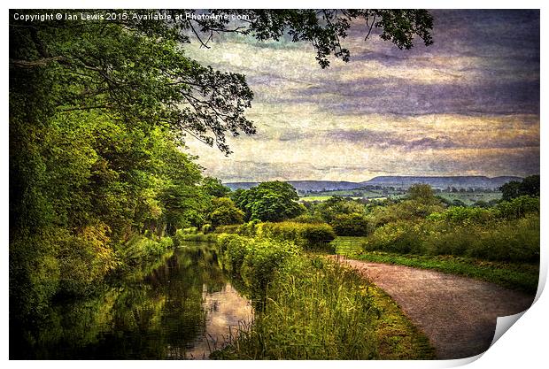  The  Monmouthshire and Brecon Canal Print by Ian Lewis