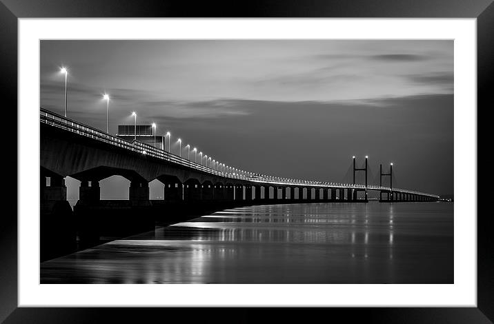   Second Severn Crossing  Framed Mounted Print by Dean Merry