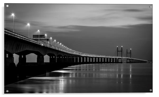   Second Severn Crossing  Acrylic by Dean Merry