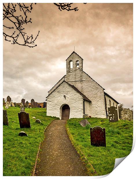 St Michael, Penbryn, Ceredigion, Wales, UK Print by Mark Llewellyn