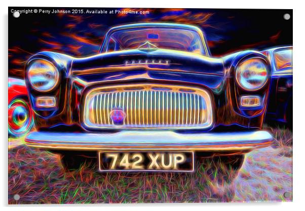 Ford Prefect Acrylic by Perry Johnson