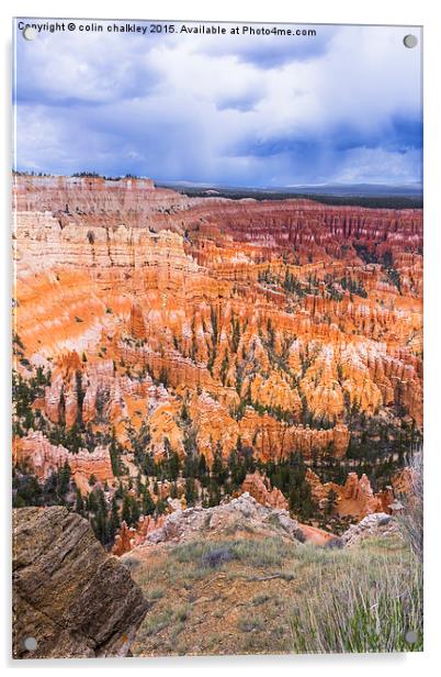  Bryce Canyon  Acrylic by colin chalkley