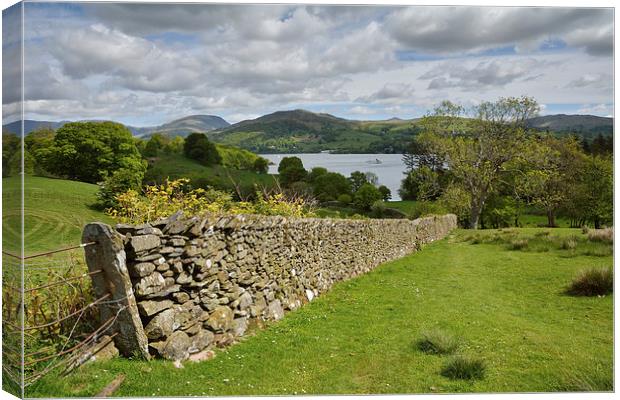  Views of Windermere from Latterbarrow Canvas Print by Gary Kenyon