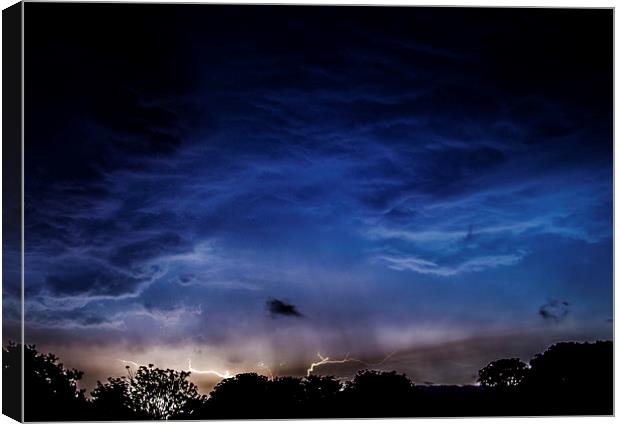  Stormy Night Canvas Print by Laura Kenny