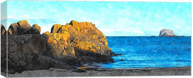  north berwick beach Canvas Print by dale rys (LP)