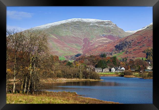  Tranquil Grasmere and the fells beyond Framed Print by Ian Duffield
