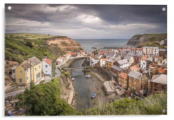  Staithes, North Yorkshire Acrylic by Stephen Mole