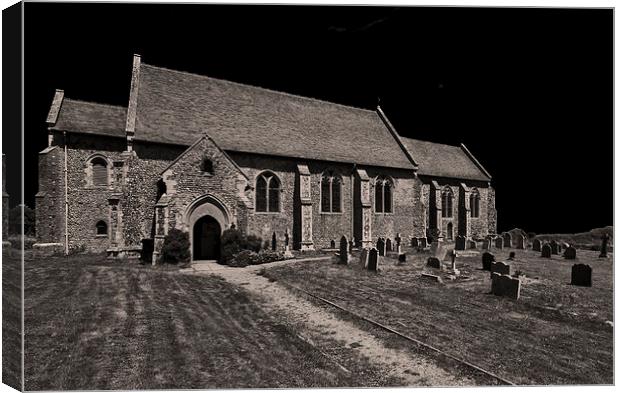 All Saints Mundesley Canvas Print by Darren Burroughs