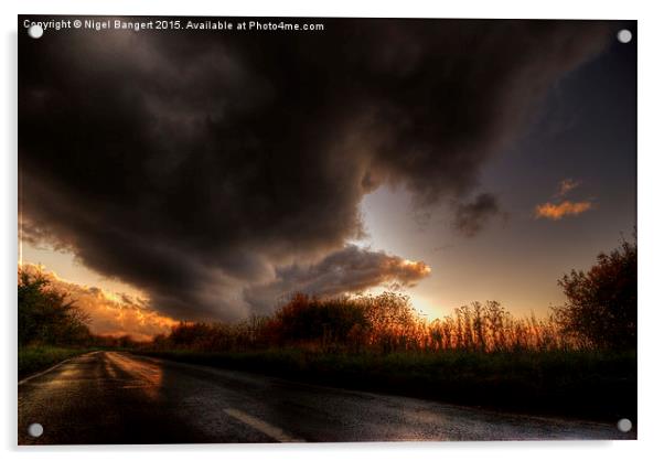  Stormy Skies Acrylic by Nigel Bangert