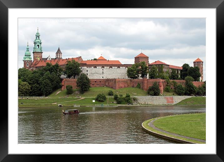 Wawel Castle Cracow  Framed Mounted Print by Howard Corlett