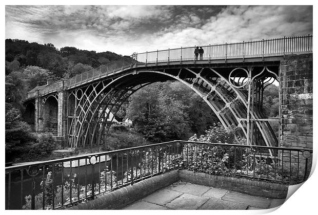  Ironbridge In Shropshire Print by Gary Kenyon