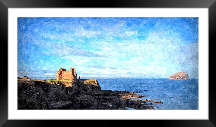  tantallon castle  Framed Mounted Print by dale rys (LP)