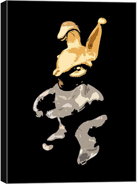 Easter Bunny ! Canvas Print by Mike Routley
