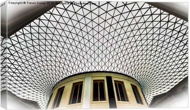  British Museum Roof Canvas Print by Trevor Camp