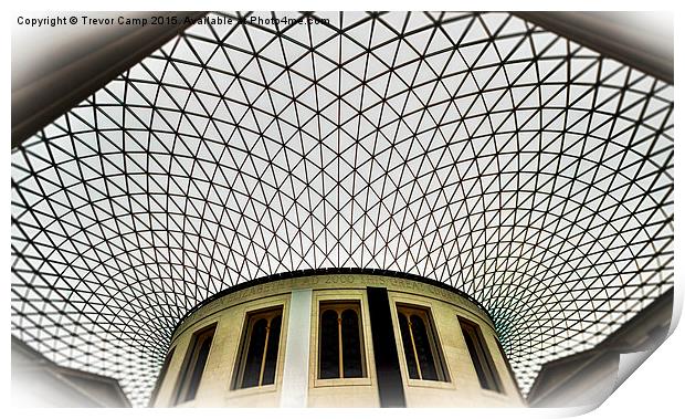  British Museum Roof Print by Trevor Camp
