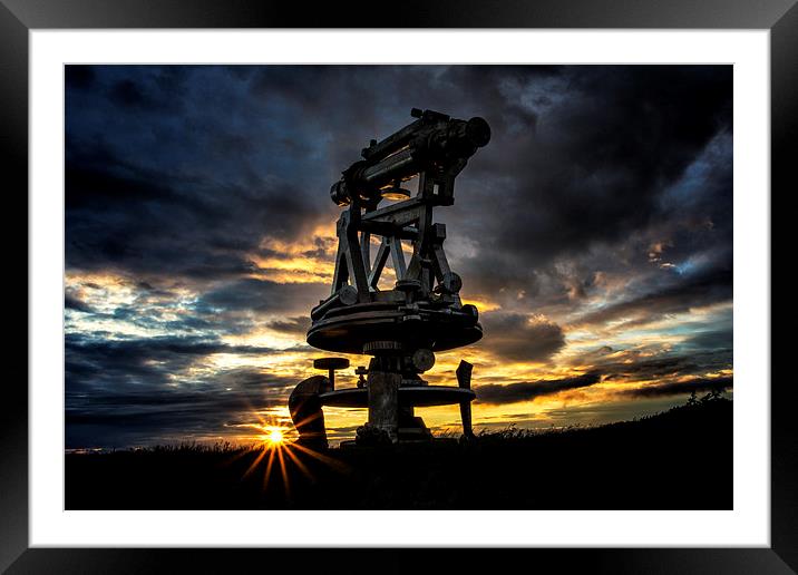  Consett Sunset Framed Mounted Print by Northeast Images