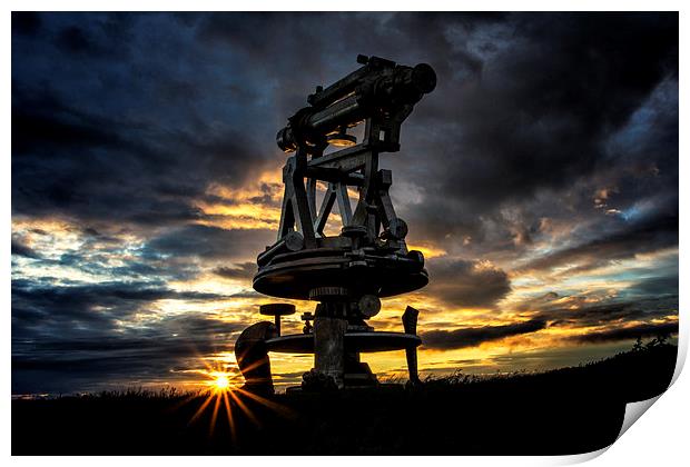  Consett Sunset Print by Northeast Images