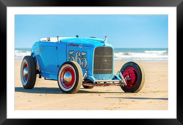  Ford Hot Rod Framed Mounted Print by Dean Merry